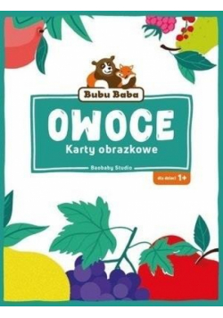 Bubu Baba Karty obrazkowe Owoce