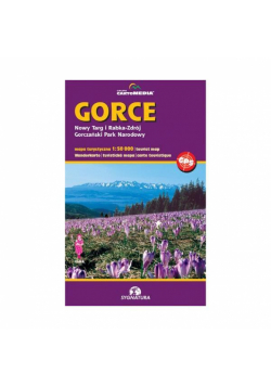 Gorce. NowyTarg i Rabka-Zdrój mapa