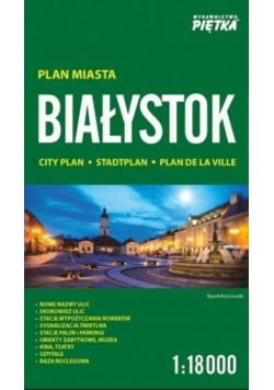Białystok 1:18000 plan miasta PIĘTKA