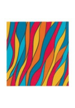 Serwetki Kolorowy płomień 33x33cm 20szt