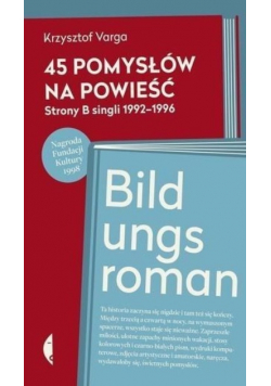 45 pomysłów na powieść Bildungsroman