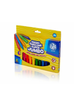 Kredki świecowe Super Jumbo 12 kolorów ASTRA