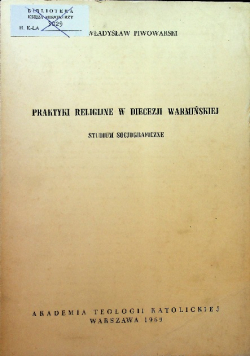 Praktyki religijne w diecezji warmińskiej