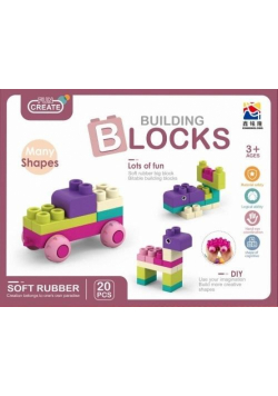 Klocki konstrukcyjne Junior Soft 20el