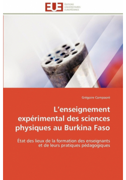 L enseignement expérimental des sciences physiques au burkina faso