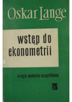 Wstęp do ekonometrii