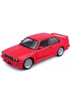1988 BMW 3 Series M3 red 1:24 BBURAGO