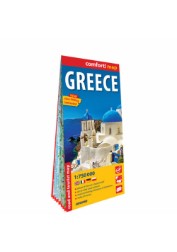Grecja laminowana mapa samochodowo-turystyczna 1:750 000