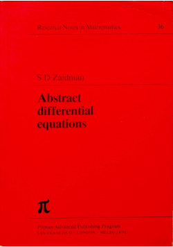 Abstract differential equations