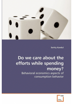 Do we care about the efforts while spending money?