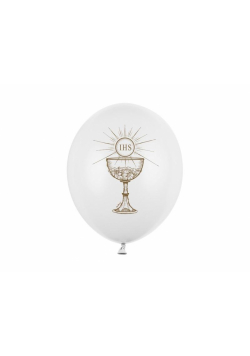 Balony IHS Pastel Pure White 30cm 6szt