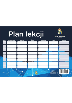 Plan lekcji RM-108 Real Madrid 3 (25szt) ASTRA