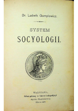 System socyologii 1887 r.