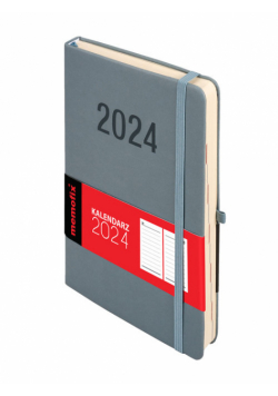 Kal 2024 MEMO A5 DNS grafitowy