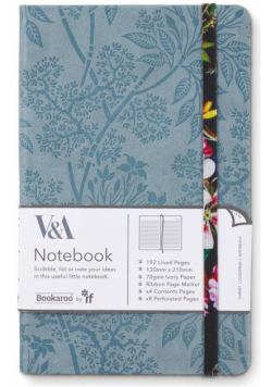 Bookaroo Notatnik Journal A5 Kilburn Black Floral