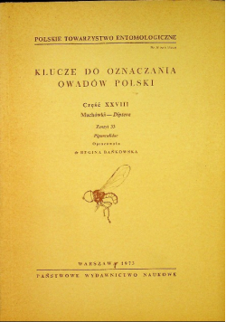 Klucze do oznaczania owadów Polski część XXVIII zeszyt 33