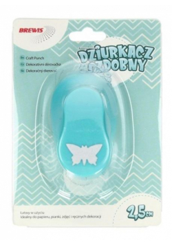 Dziurkacz ozdobny - Motyl 2,5cm MIX