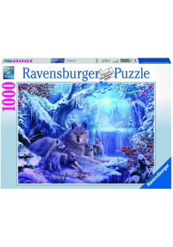 Puzzle 1000 Wilki zimą