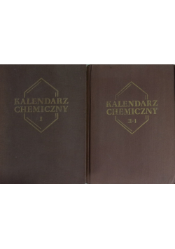 Kalendarz chemiczny część 1 i 2