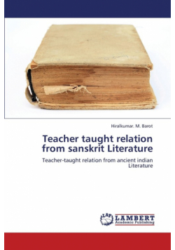 Teacher Taught Relation from Sanskrit Literature