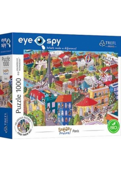 Puzzle 1000 Eye-Spy Sneaky Peekers Paris TREFL