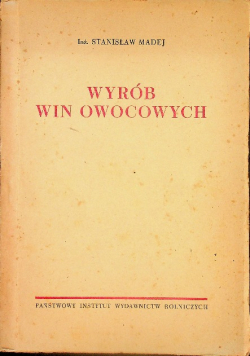 Wybór win owocowych 1949 r.