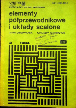 Elementy półprzewodnikowe i układy scalone nr 2