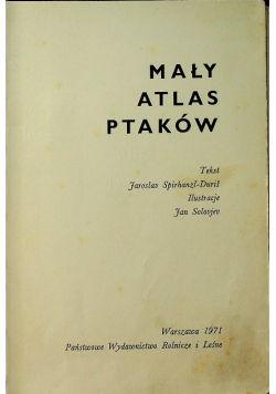 Mały Atlas Ptaków