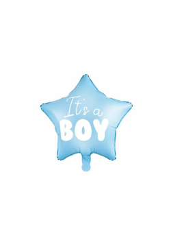 Balon foliowy Gwiazdka It's a boy 48cm niebieski