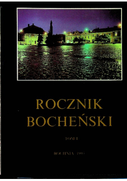 Rocznik Bocheński Tom 1 dedykacja autora