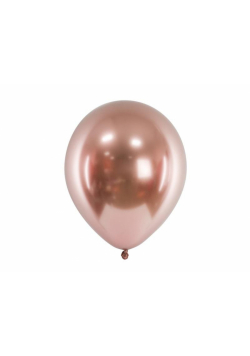 Balony Glossy różowe złoto 30cm 50szt