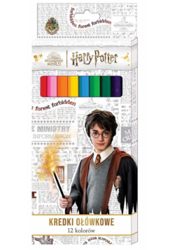 Kredki ołówkowe 12 kolorów Harry Potter