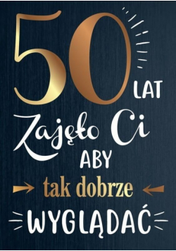 Karnet B6 PR-107 Urodziny 50