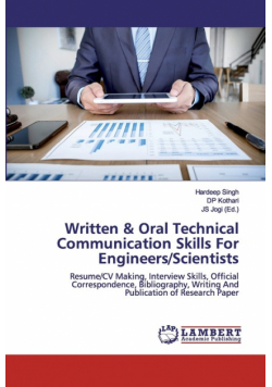 Written & Oral Technical Communication Skills For Engineers/Scientists