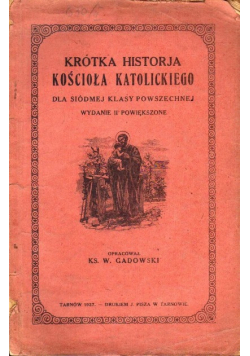 Krótka historja kościoła katolickiego, 1927 r.