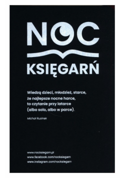 Notes Moleskine Noc Księgarń Wiedzą dzieci, młodzież… Cahier P