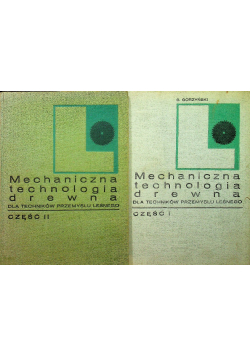 Mechaniczna technologia drewna część I i II