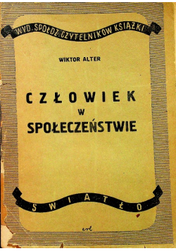 Człowiek w społeczeństwie 1938 r.