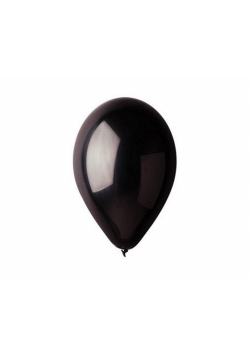 Balony Beauty&Charm metaliki czarne 50szt