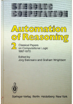 Automation of Reasoning 2
