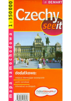 Czechy mapa samochodowa 1:350 000