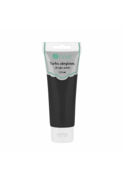 Farba akrylowa lamp black 120ml