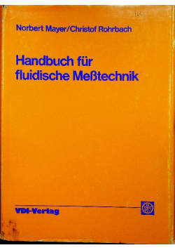Handbuch fur fluidische messtechnik