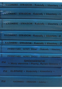Katalog zabytków sztuki Kraków 10 tomów