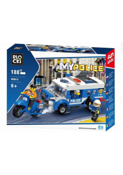 Klocki Blocki MyPolice Pościg 188 el.