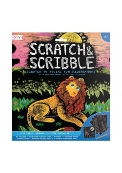 Zdrapywanki Scratch & Scribble Safari