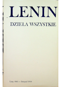 Lenin dzieła Tom 47