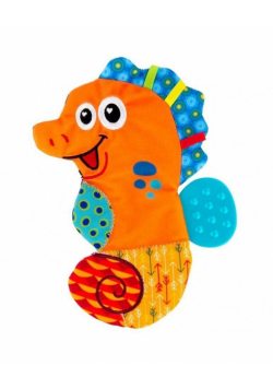 Lamaze Konik morski kocyk + gryzak TOMY