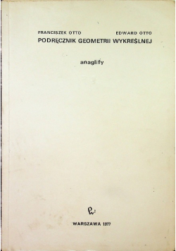 Podręcznik geometrii wykreślnej anaglify