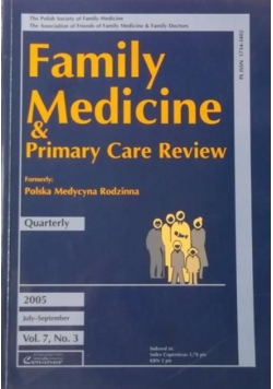 Family Medicine and Primary Care Review